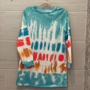 Tie Dye sweatshirt dress